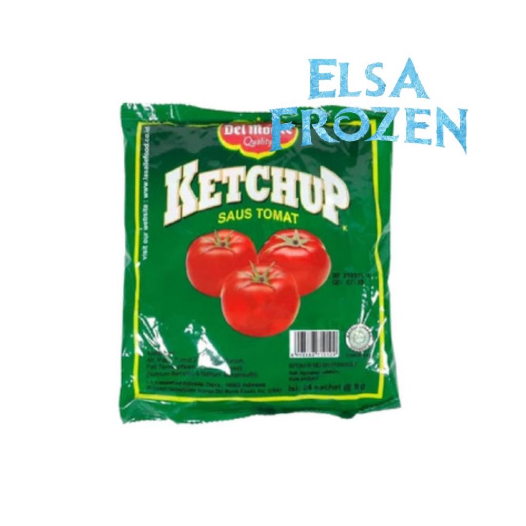 

DELMONTE TOMATO SACHET 9GRX24PCS SAUS TOMAT SACHET