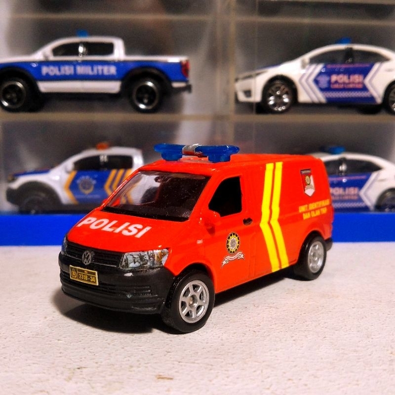 DIECAST MINIATUR SKALA1/64 MOBIL POLISI INAFIS