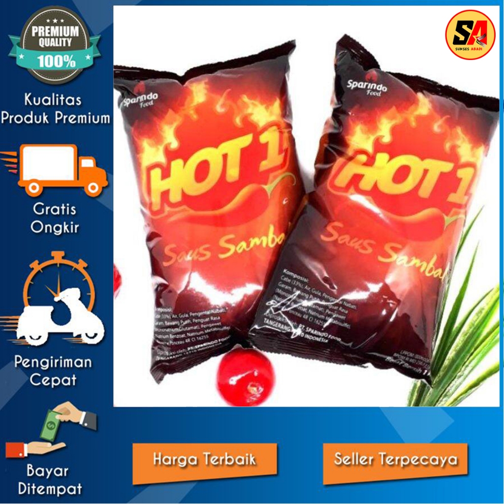 

Saus / Saos Hot 1 Refill Kemasan 1 KG