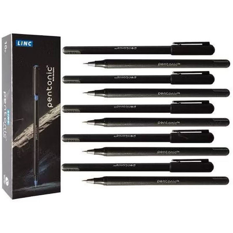 

Pentonic Pulpen Warna Hitam, Biru, Merah