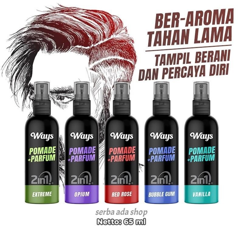 Pomade Pria Minyak Rambut Terlaris Termurah Parfum Spray Rambut 2 in 1 / Pomade Spray / Minyak Rambu