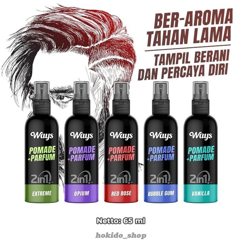 Pomade Parfum Spray Rambut 2 in 1 Terlaris Termurah / Pomade Spray / Minyak Rambut - 65 ml / Minyak 