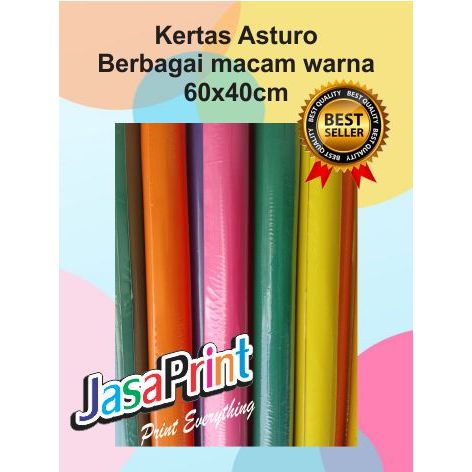 

Kertas Asturo 40X60cm warna bervarian