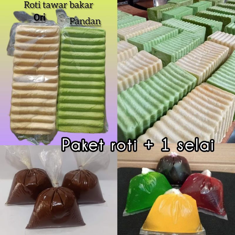 

ROTI TAWAR BAKAR BANDUNG + SELAI