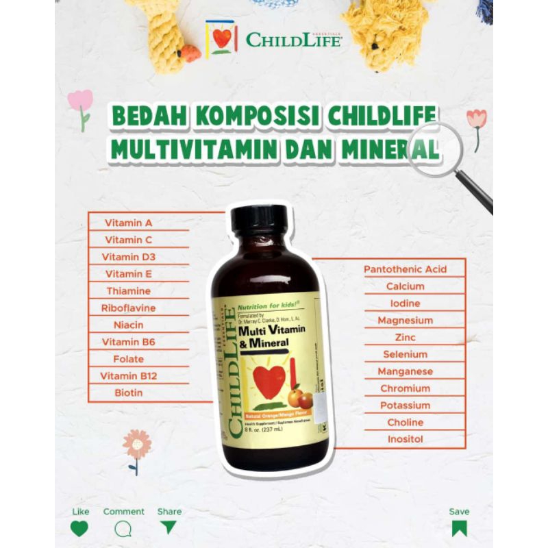 childlife multivitamin 240ml