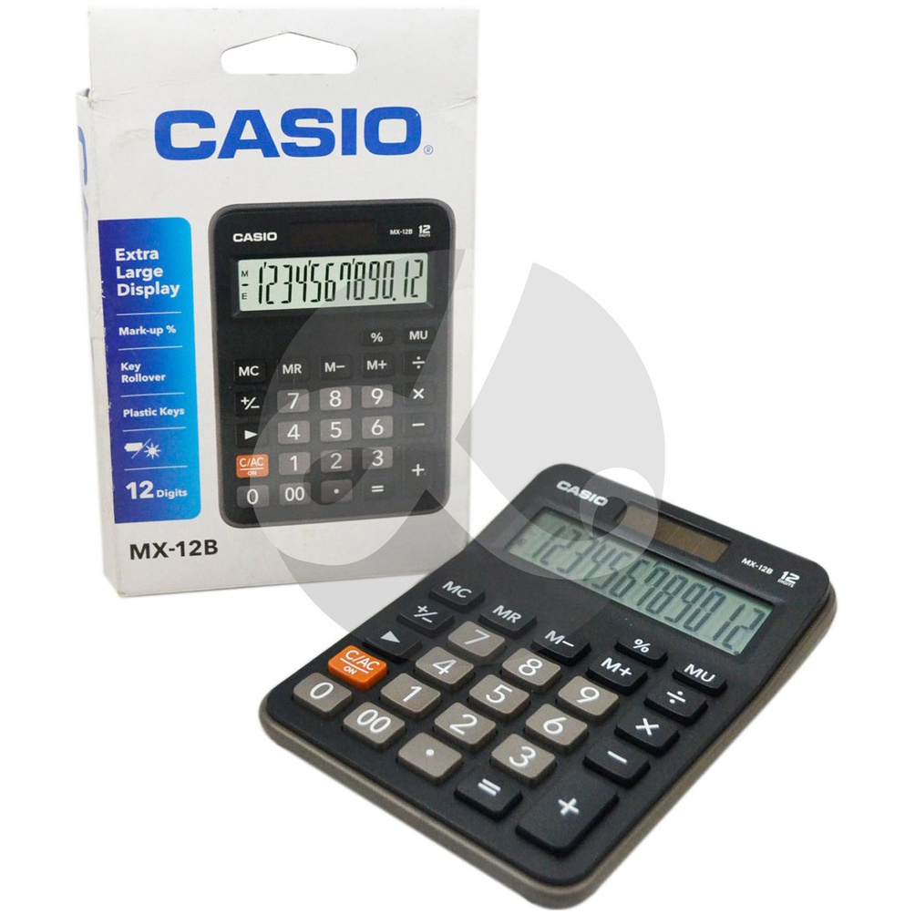 

ART G7C9 Calculator Kalkulator CASIO MX12B MX 12 B Dekstop Calculator Original