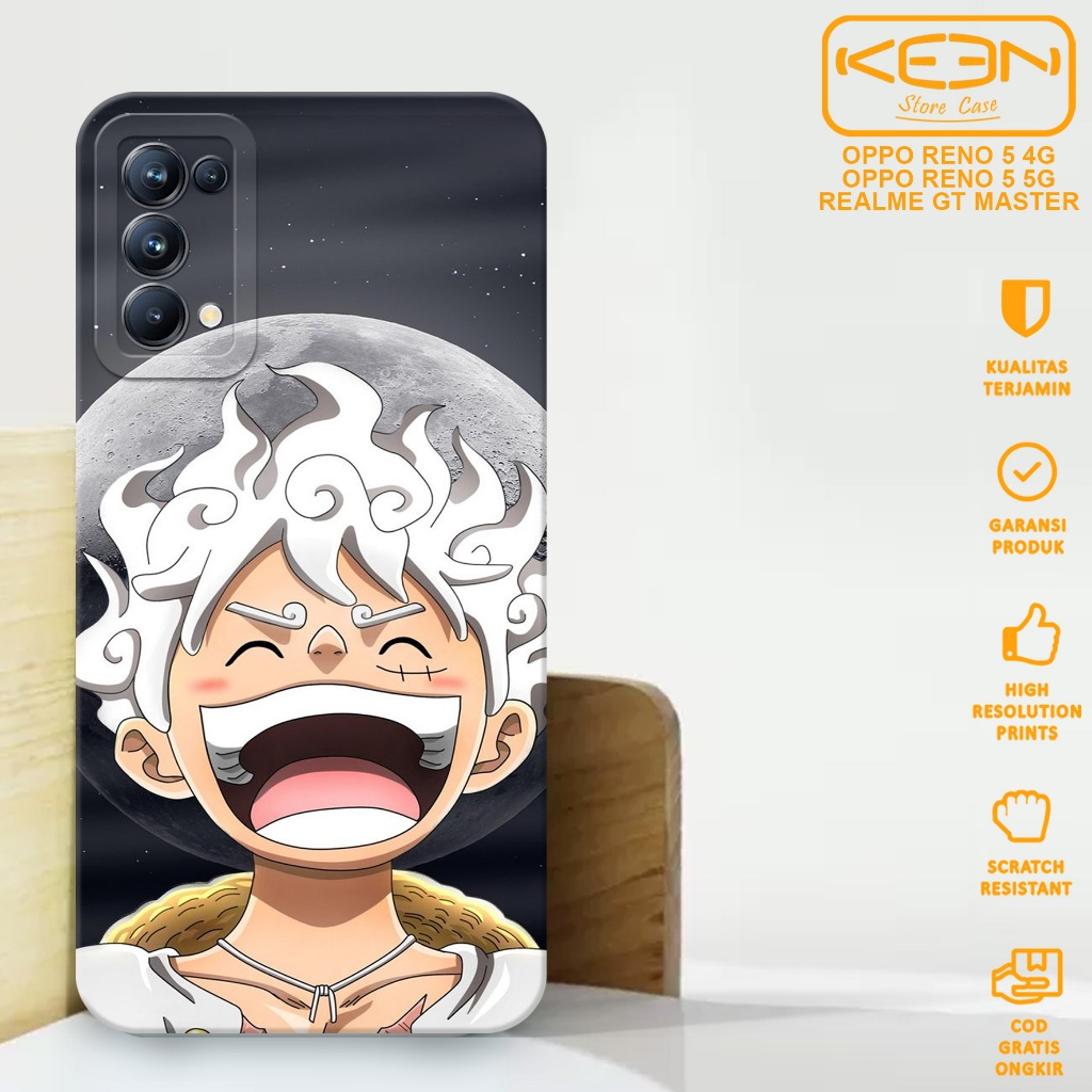 Case Oppo Reno 5 - Softcase Oppo Reno 5 Motif Luffy - Casing Hp Oppo Reno 5 - Case Hp - Softcase Hp 