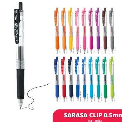 

HJ6 ZEBRA SARASA CLIP 5 7 mm pulpen anak sekolah pulpen gel enak