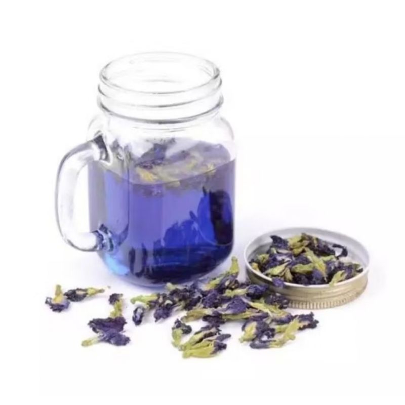 

Bunga telang organik kering tea herbal