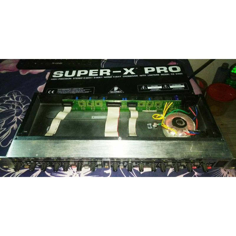 CROSSOVER BEHRINGER CX 3400 LOGO LAMA ORIGINAL BEKAS/SECOND PCB HIJAU