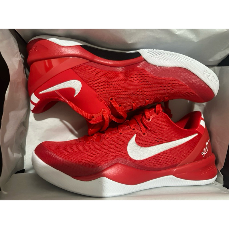 Nike Kobe 8 Proto University Red Original Size 44 / 10 US Sepatu Basket Nike