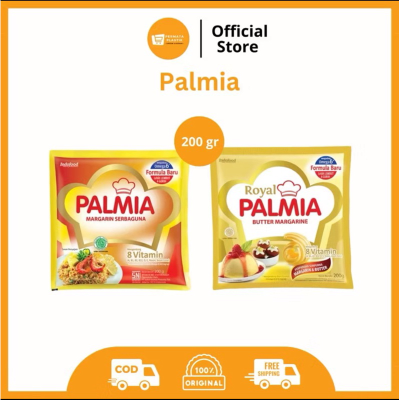 

Margarin Palmia Royal Palmia Serbaguna 200gr