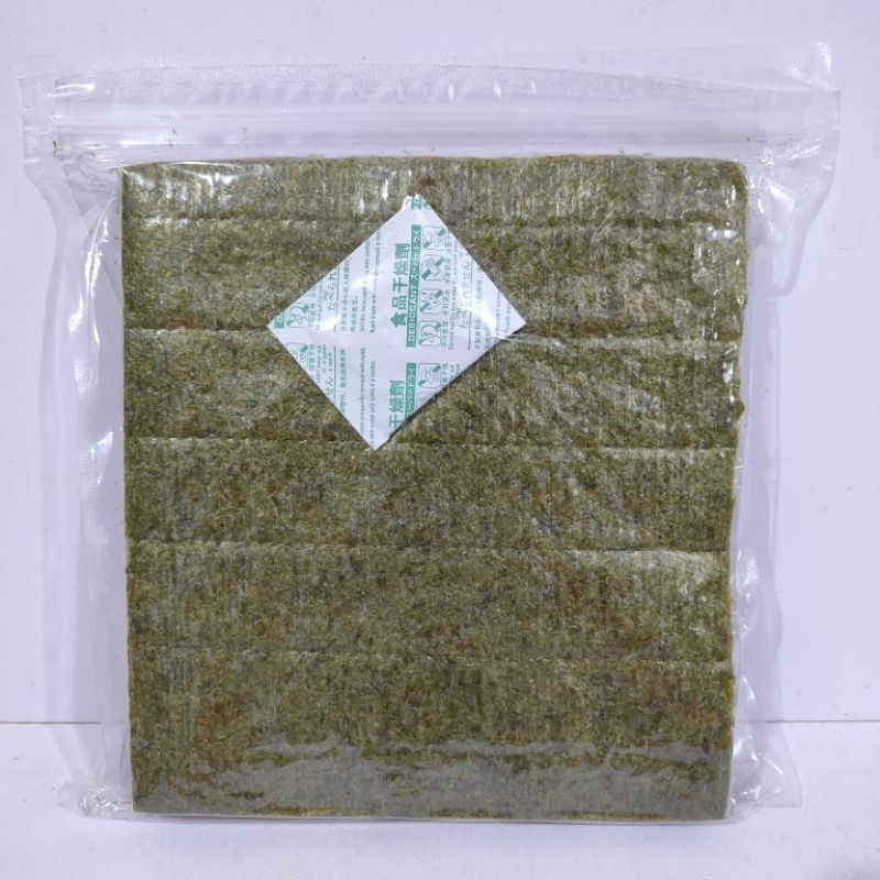 

QH Maru Sushi Nori 50 Lembar Seaweed Rumput Laut Panggang Nori Sushi Roll Halal
