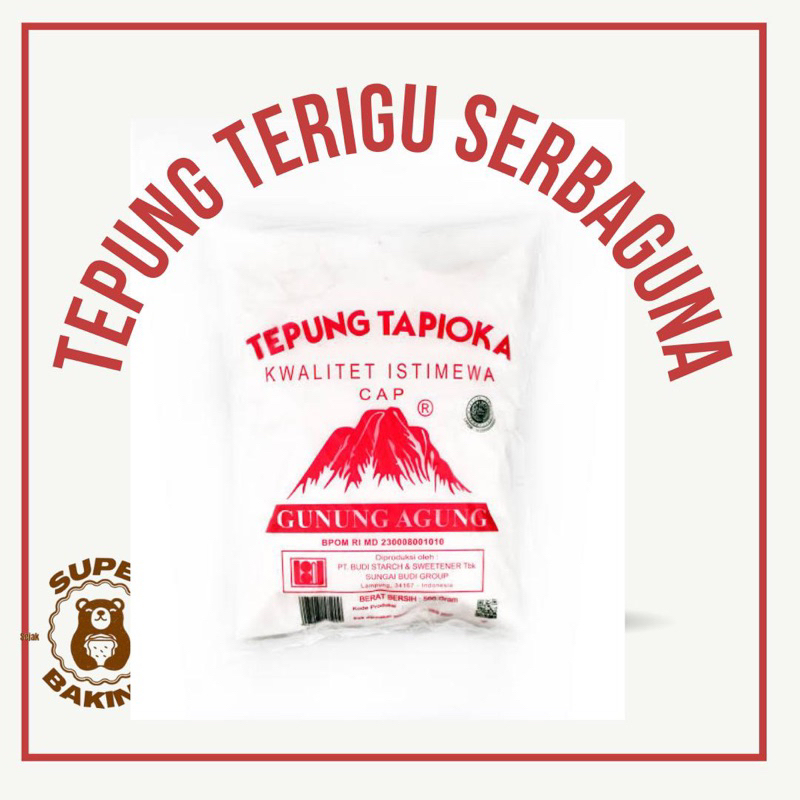 

Tepung Tapioka Cap Gunung Agung 500gram