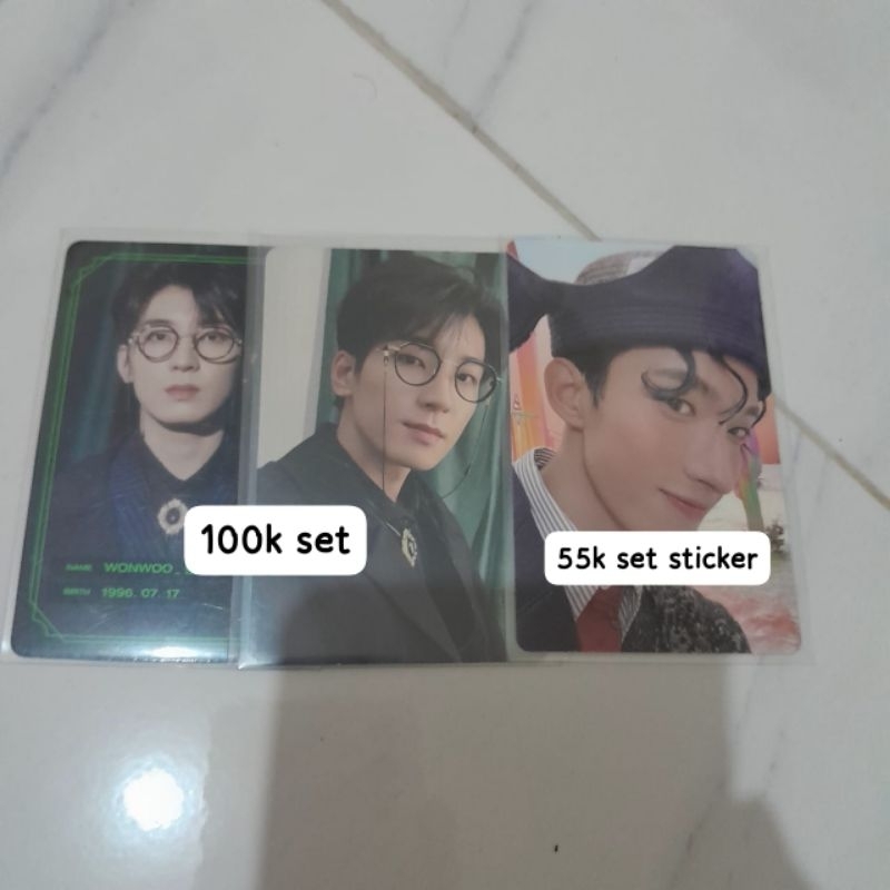 Photocard seventeen wonwoo potter gameboi, dokyeom dk pob wvs 17rh