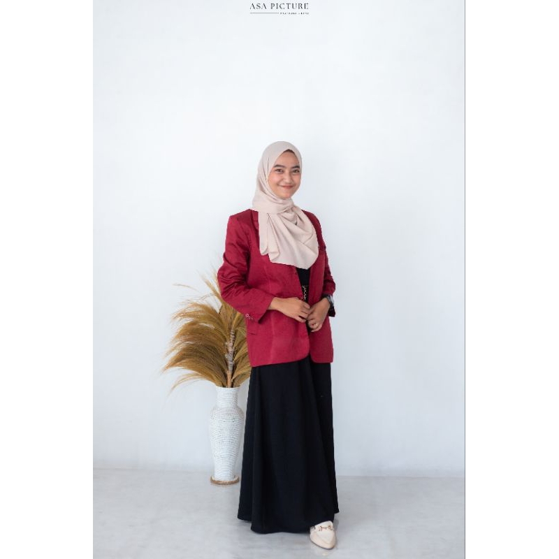 Jas Almamater Sekolah OSIS OSIM Kampus Pondok Organisasi BAHAN NAGATA DRILL