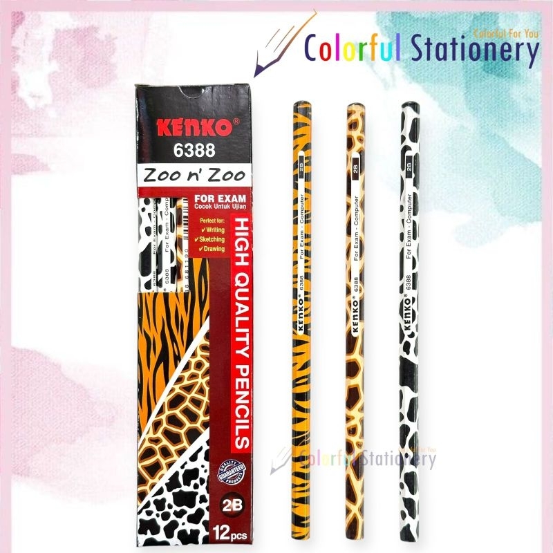 

Pensil 2B For School Kenko 6388 (12 Pcs)