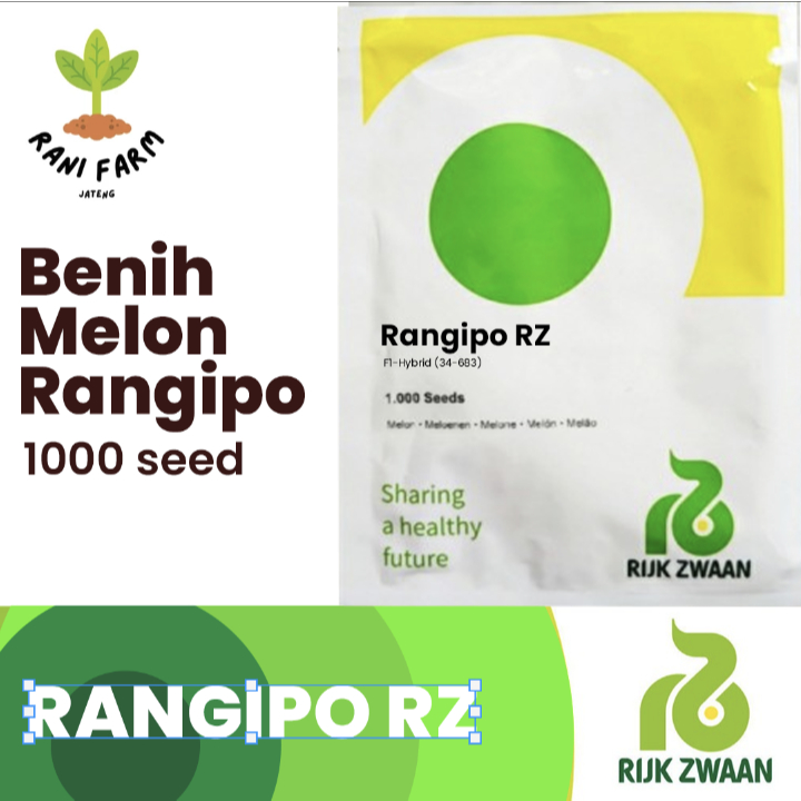 Benih melon RZ Rangipo 1000 seed kemasan ori