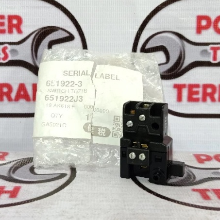 

Saklar CUT OFF 2414 / BOR 1306 MAKITA (651922-3 / 650677-7) / Switch CUT OFF 2414 / BOR 1306 MAKITA (651922-3 / 650677-7)