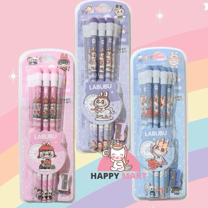 

Hemat Pensil batang HB isi 12 pcs LABUBU