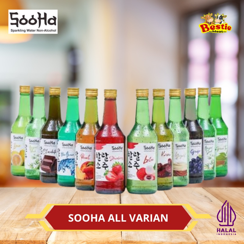 

SooHa Minuman Berkarbonasi All Varian Halal Non Alkohol