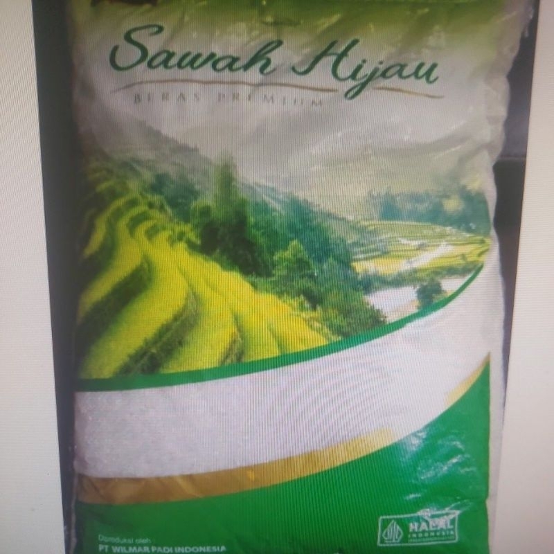 

beras premium sawah hijau 10kg