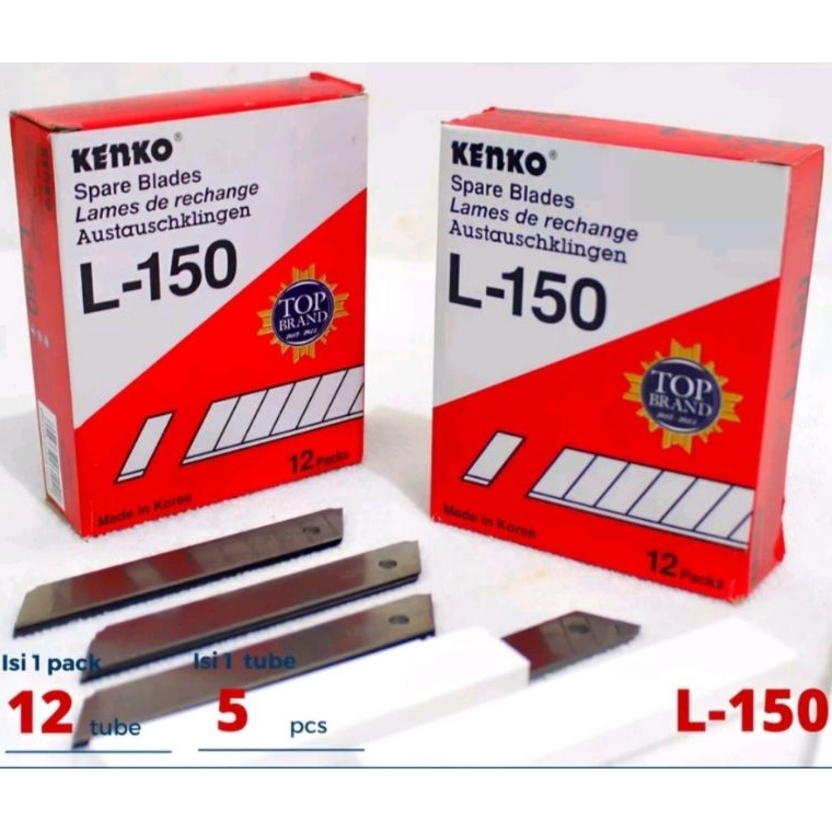 

ART L9B8 Isi Refill Cutter Besar KENKO L15 per pak 12 tube