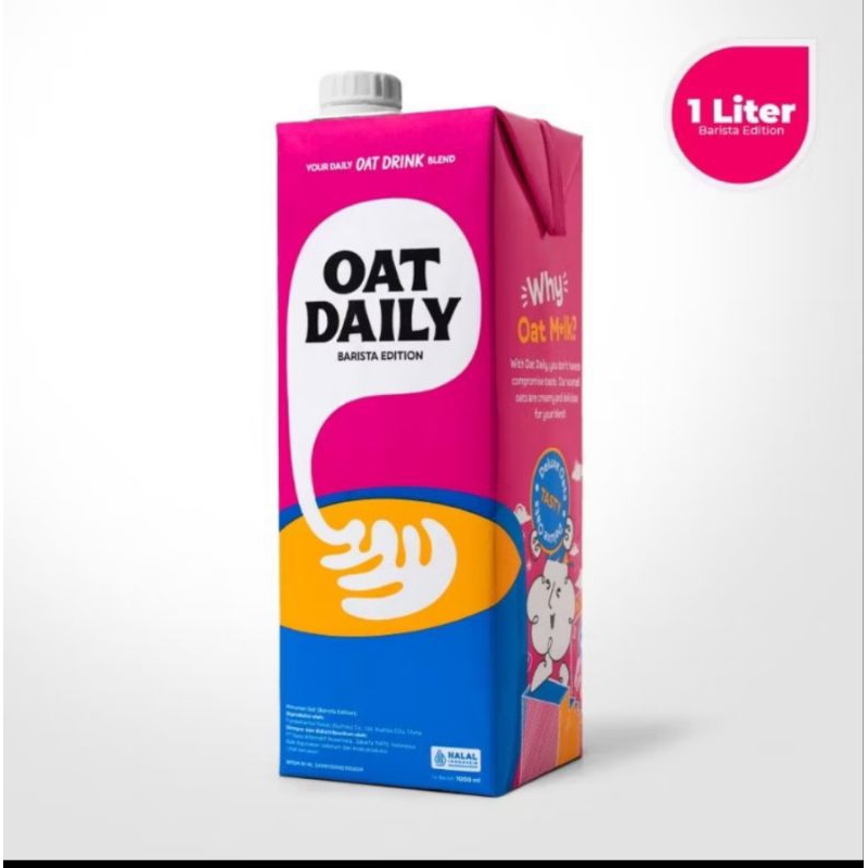 

Oat daily susu original 1L