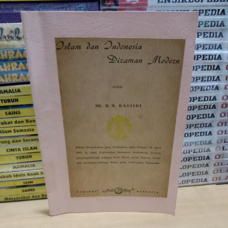 Buku Original ISLAM DAN INDONESIA DIZAMAN MODERN Bulan Bintang