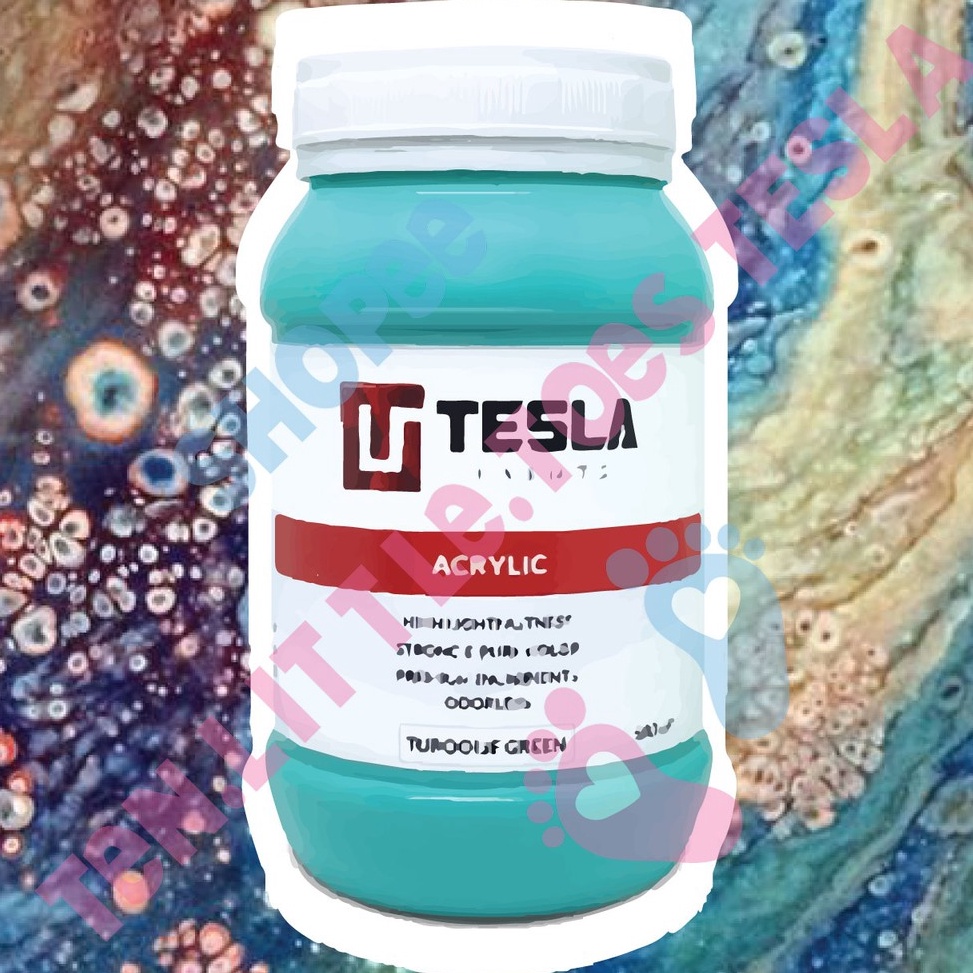 

ART J2G9 Tesla Paints 5ml 54 warna READY Acrylic Paints Cat Akrilik Tesla Paint cat acrylic