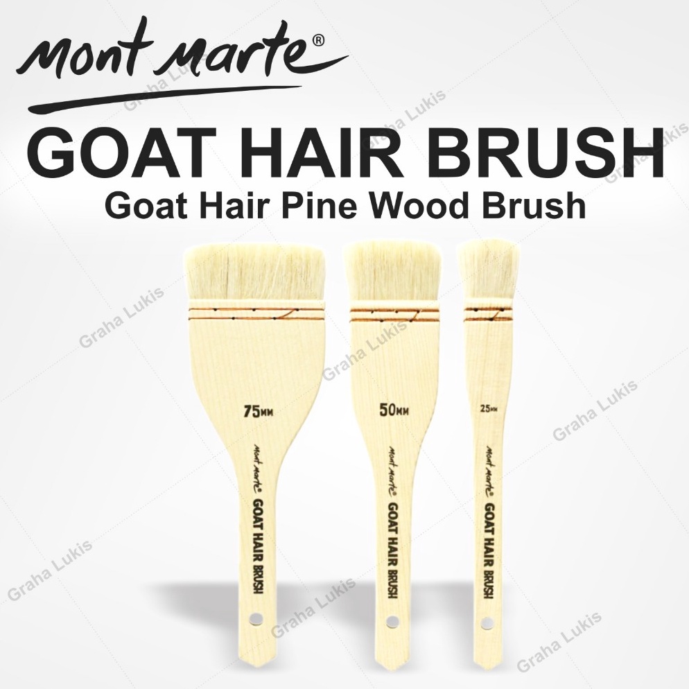 

ART M9T9 Mont Marte Goat Hair Pine Wood Brush