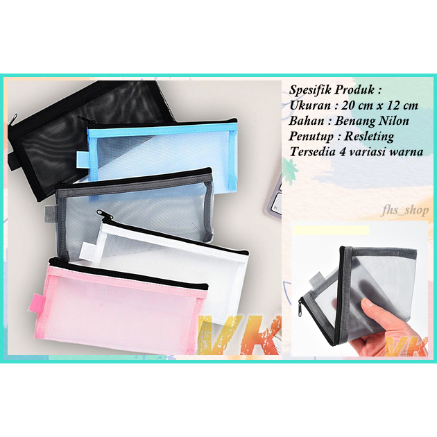 

Tempat Pensil Mesh Tas Dokumen A6 Tempat Pensil Aesthetic Tepak Pensil Mesh Transprant Document Case