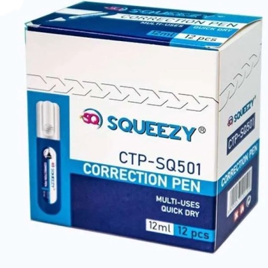 

FG2 1 pak12pc TIP EX CAIR BOTOL BIRU STIPO CORRECTION PENGHAPUS PEN TIP X