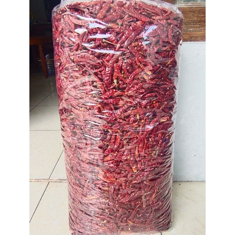 

CABE KERING JAPLAK/TEJA TANPA TANGKAI GRADE A KEMASAN 5 KG