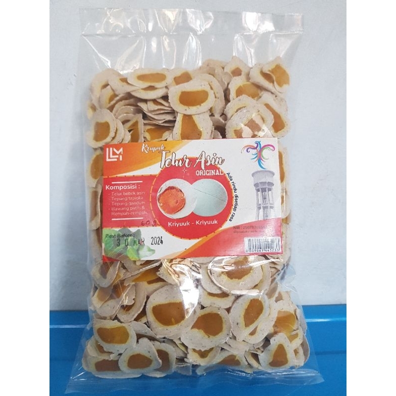 

Krupuk Telur Asin "Nusantara" mentah 250g