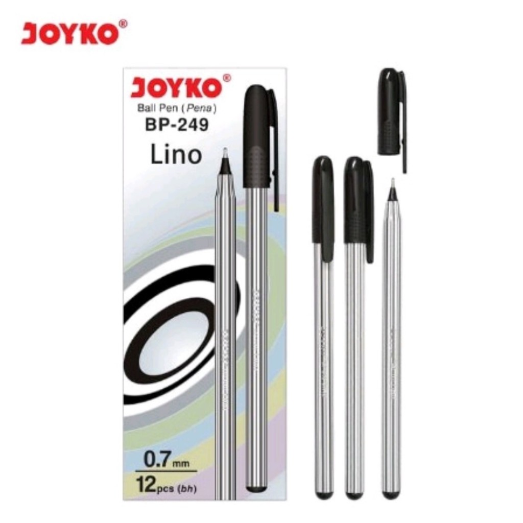 

Ball Pen Pulpen Joyko LINO BP-249 0.7 mm ( 1 Box 12 Pcs )