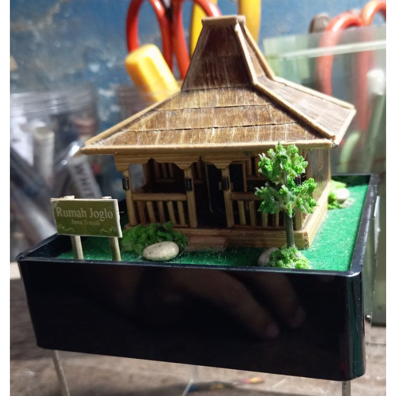Rumah Joglo JAWA TENGAH, Uk 10 cm
