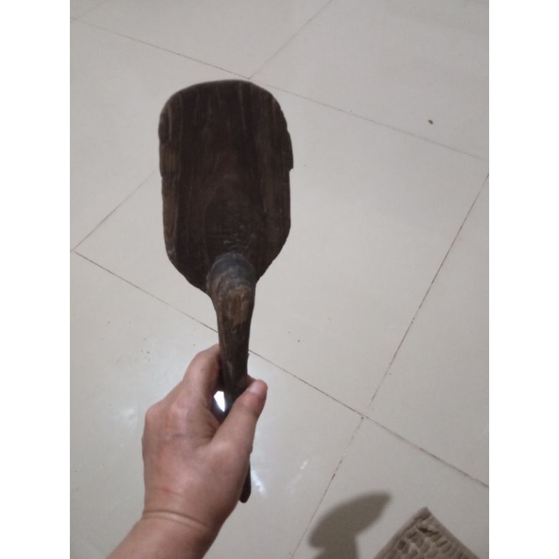 centong nasi kayu jadul JATI lawasanbekas pakai tua lawasan langka  antik