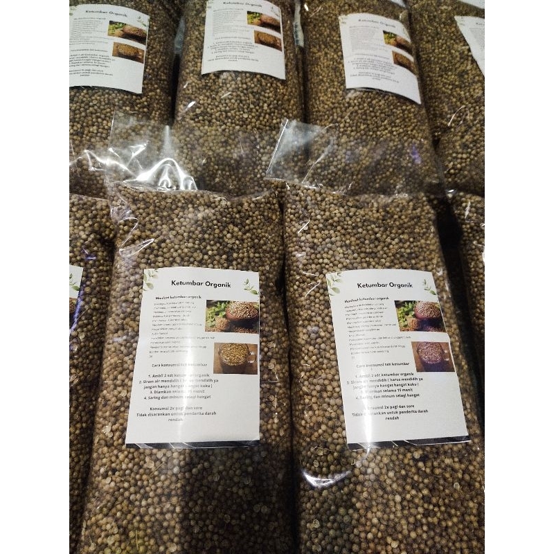 

Ketumbar Organik 100% atau ketembar hitam
