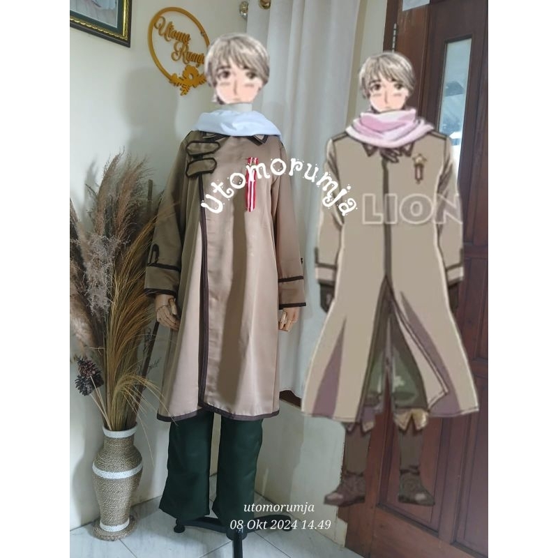COSPLAY WIBU HETALIA RUSIA CUSTOME UKURAN