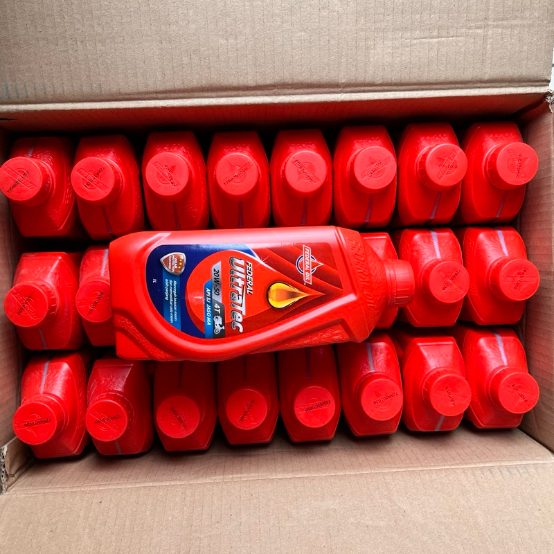 Rejeki.Maju Oli Federal Ultratec 1 Liter 1Dus Isi 24 Botol