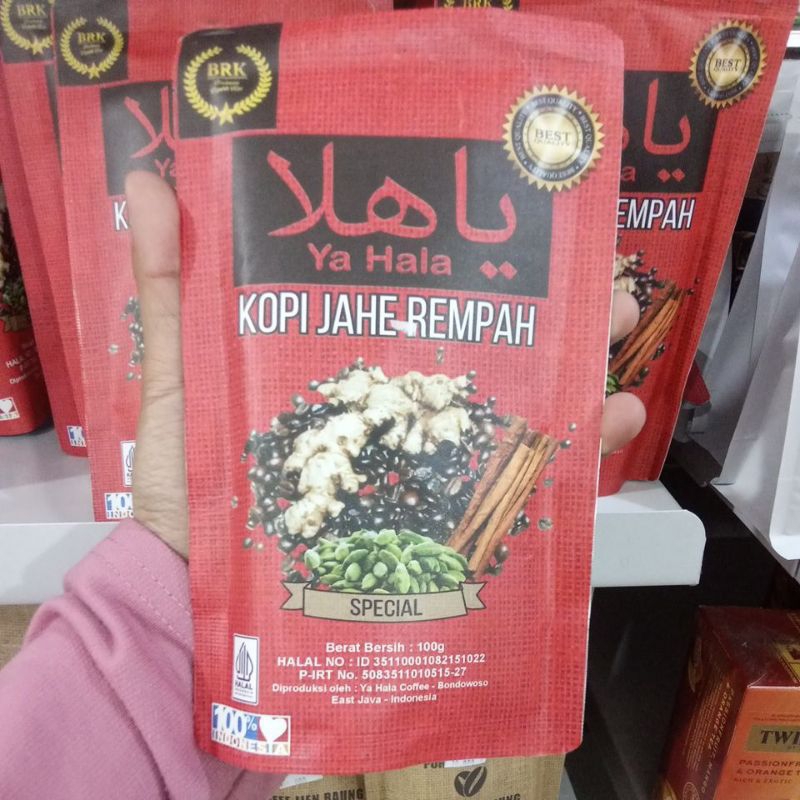 

Ya hala Kopi JaheRempah berat bersih 100gr