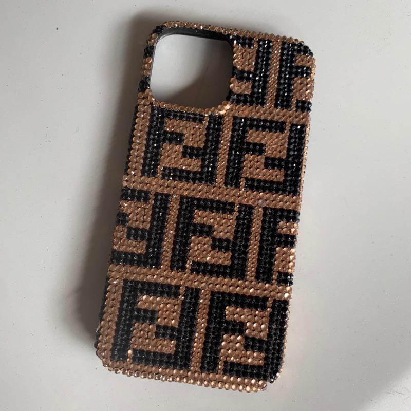 case bling bling handmade motif untuk iphone 13 pro max