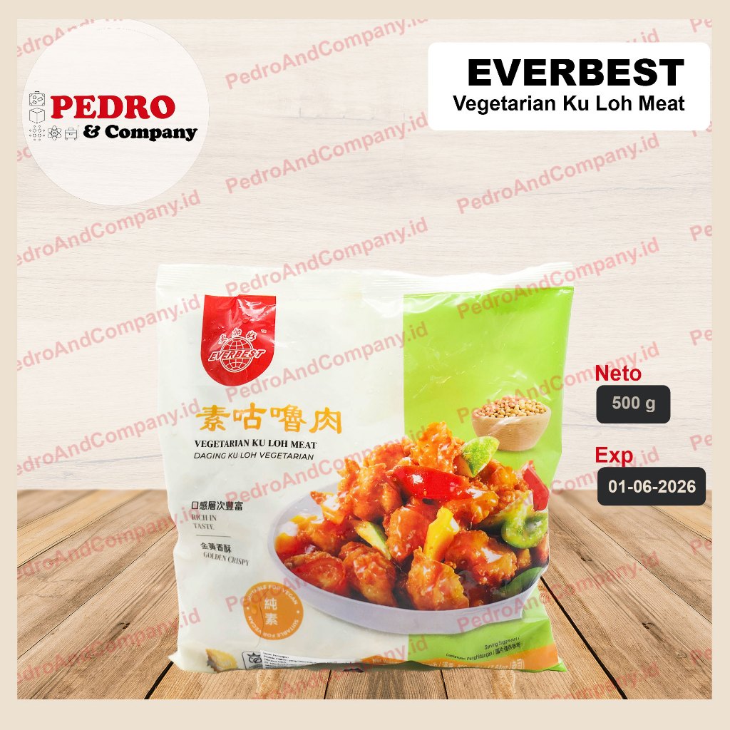 

Everbest - Ku loh meat/ daging bebek analog vegetarian daging 500 gr