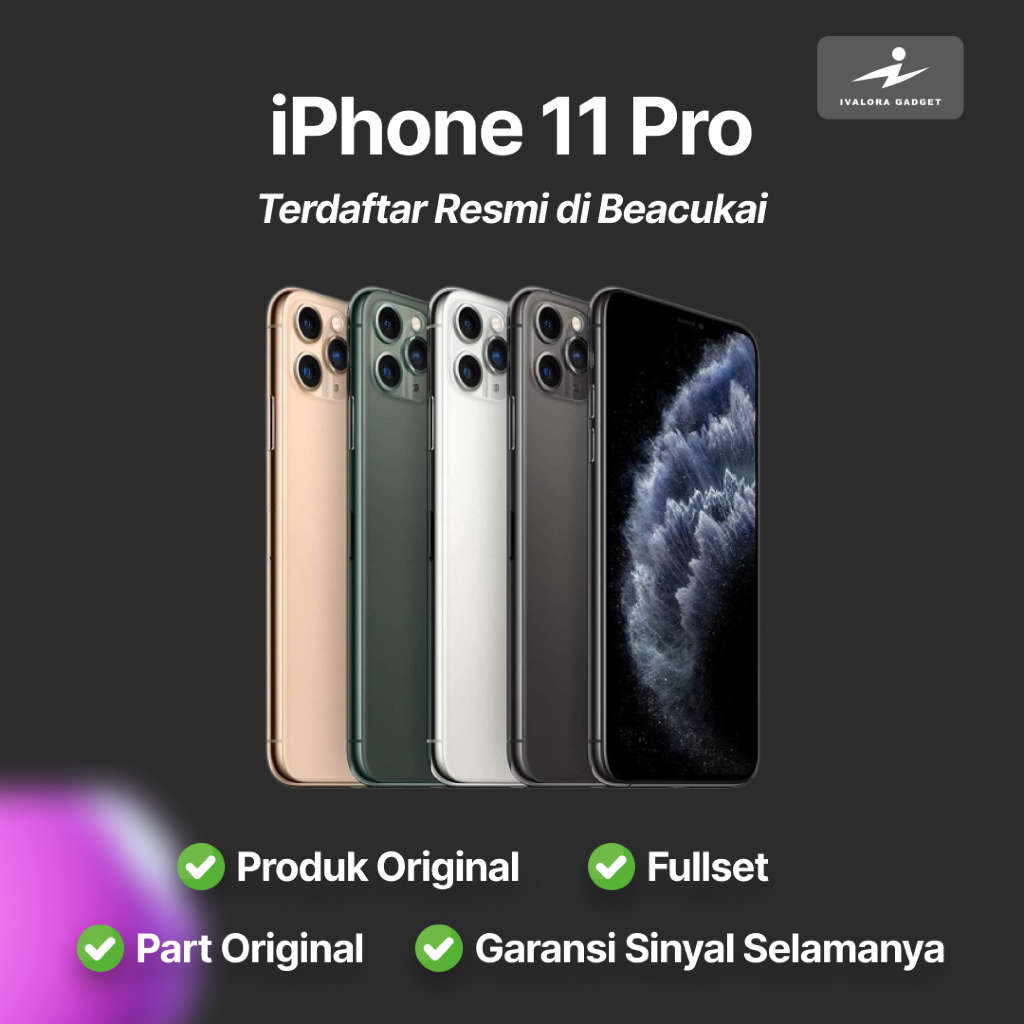 iPhone 11 Pro 512GB Second Beacukai Fullset