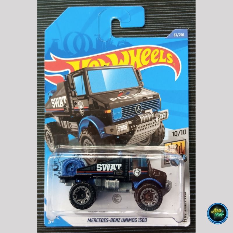 Hot wheels treasure hunt reguler Mercedes-Benz Unimog, Armored Truck, Custom Ford Bronco, Hollowback