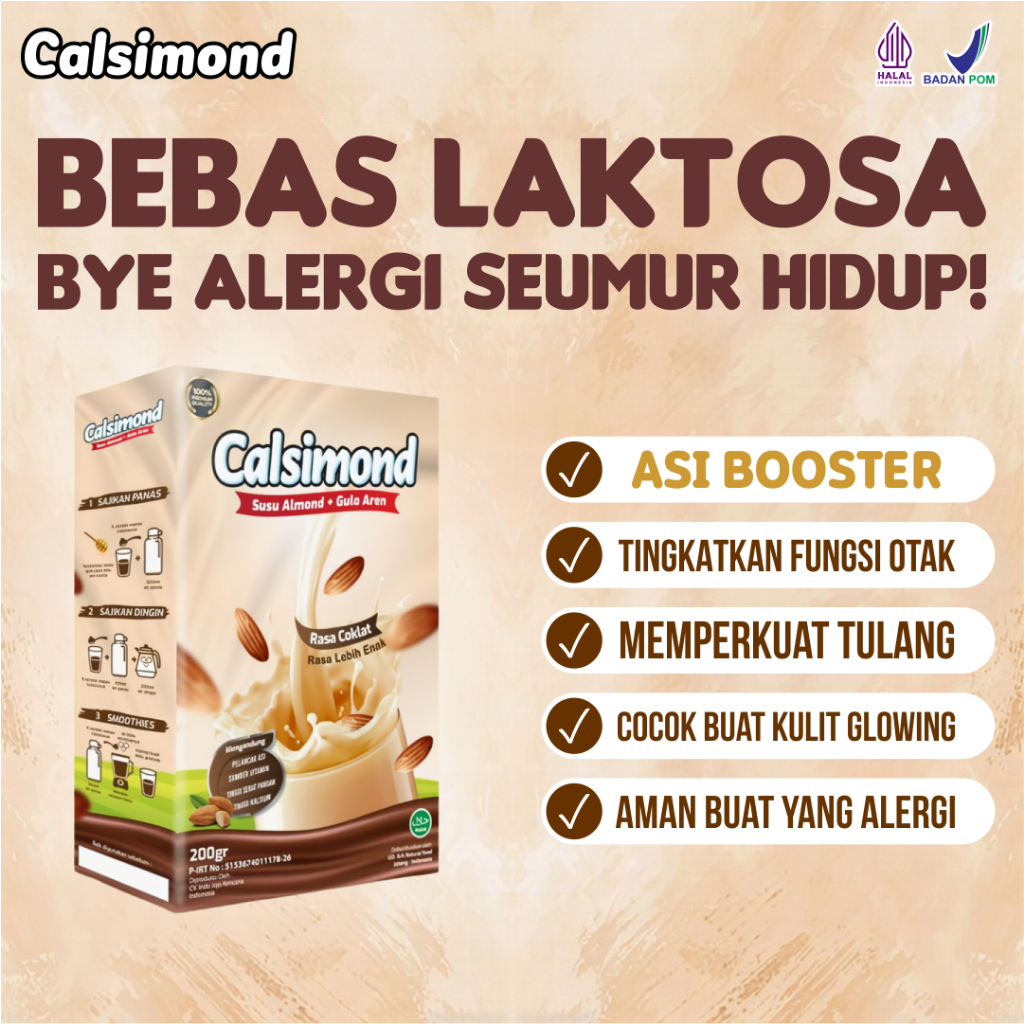 

Calsimond ASI Booster Menyehatkan Ibu Menyusui, Diskon 90%, BPOM!