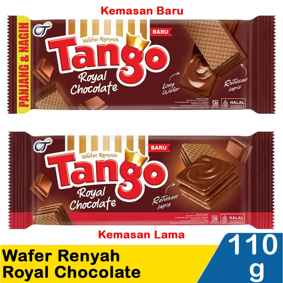 

Wafer Tango 110gr - Chocolate (Eceran)