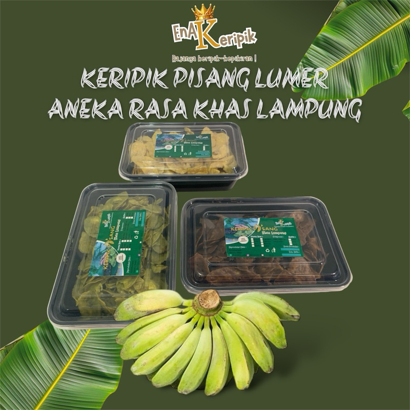 

KERIPIK PISANG COKELAT LUMER DENGAN BERAGAM RASA LAINNYA KHAS LAMPUNG - ENAKERIPIK 150gr