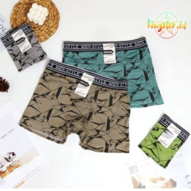 ( 6 - 12 PCS ) Boxer Pria Aneka Motif | CD Boxer Pria Lusinan | Boxer Pria | CD Pria Murah